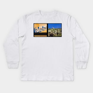 ltd Black Midi Live in the USA. Kids Long Sleeve T-Shirt